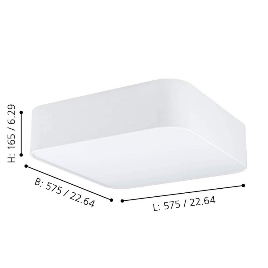 Eglo - Stropna svetilka 5xE27/25W/230V