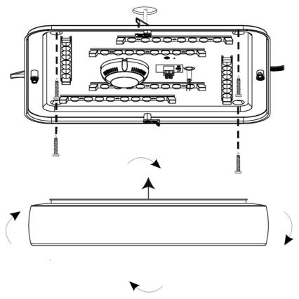 Eglo - LED Stropna svetilka LED/22W/230V