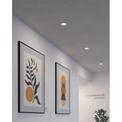Eglo - komplet 3x LED vgradna stropna svetilka FUEVA 5 1xLED/2,7W/230V, premer 8,6 cm