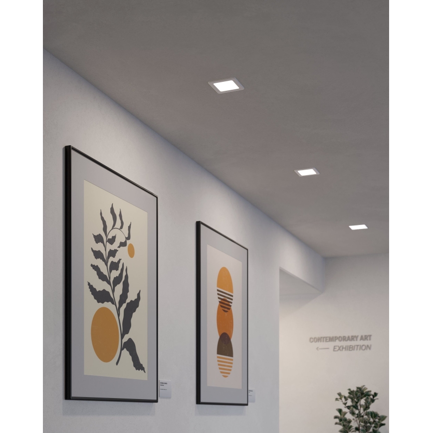 Eglo - LED vgradna stropna svetilka LED/5,5W/230V 11,7x11,7 cm