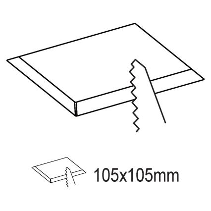 Eglo - LED vgradna stropna svetilka LED/5,5W/230V 11,7x11,7 cm