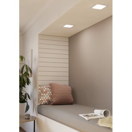 Eglo - LED vgradna stropna svetilka LED/10,5W/230V 16,6x16,6 cm