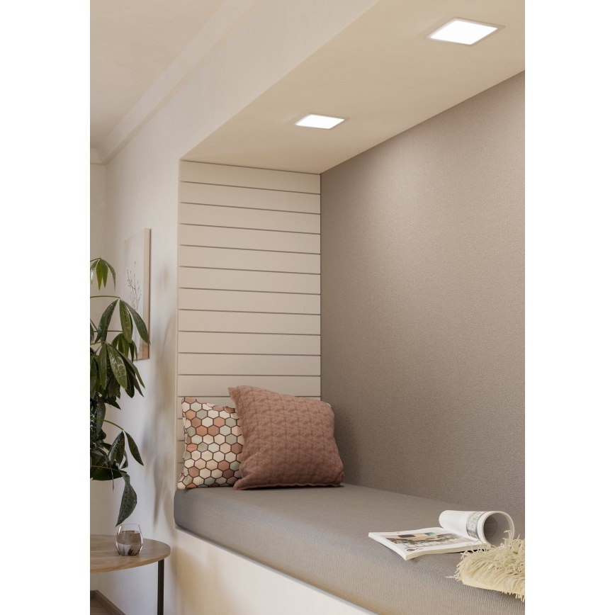 Eglo - LED vgradna stropna svetilka LED/10,5W/230V 16,6x16,6 cm