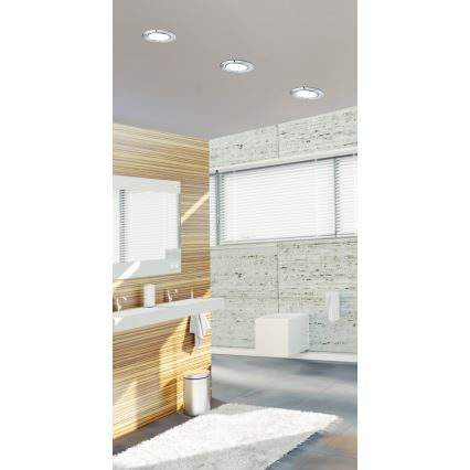 Eglo - LED Kopalniška vgradna svetilka LED/2,7W/230V IP44
