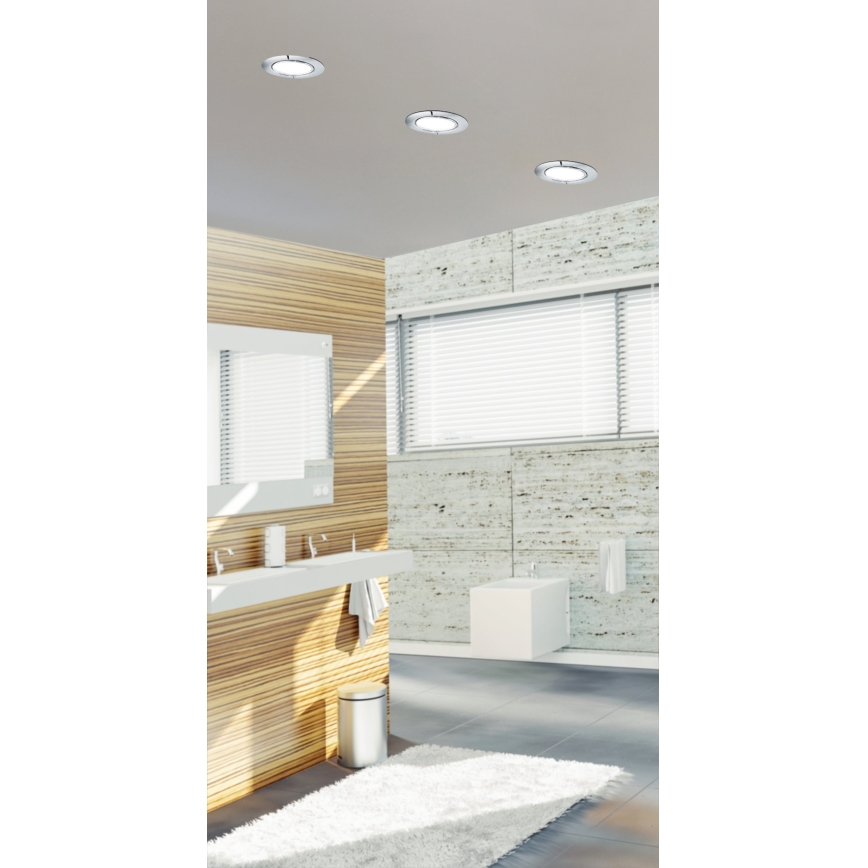 Eglo - LED Kopalniška vgradna svetilka LED/2,7W/230V IP44