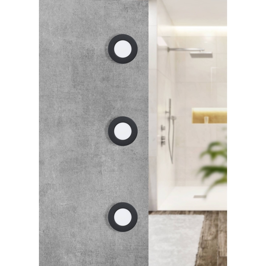 Eglo - LED Kopalniška vgradna svetilka LED/2,7W/230V IP44