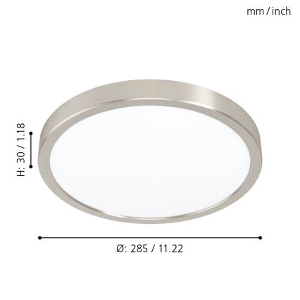 Eglo 99232 - LED Stropna svetilka FUEVA 5 LED / 20W / 230V