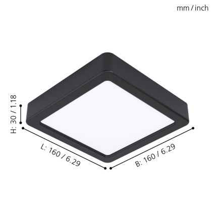 Eglo - LED Stropna svetilka LED/10,5W/230V