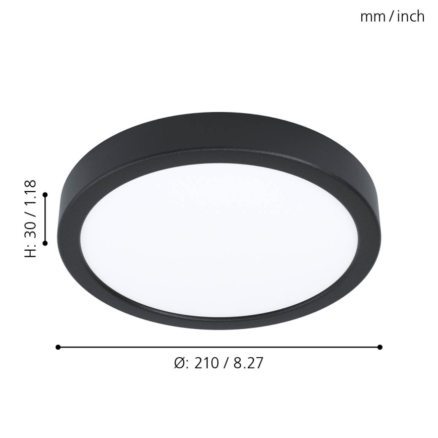 Eglo - LED Zatemnitvena stropna svetilka LED/16,5W/230V