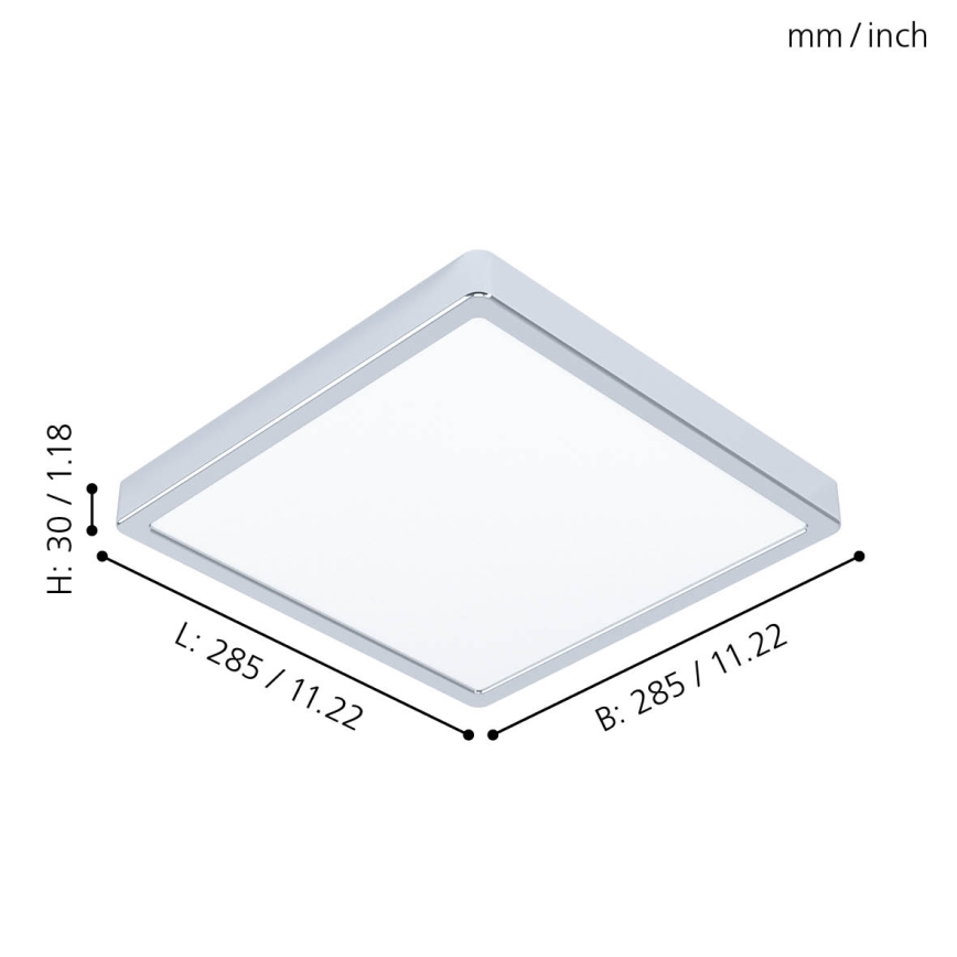 Eglo - LED Kopalniška stropna svetilka LED/20W/230V IP44