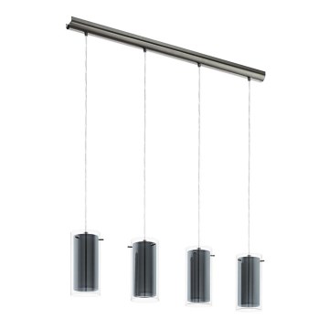 Eglo 99287 - Lestenec na kablu PINTO TEKSTIL 4xE27/16W/230V