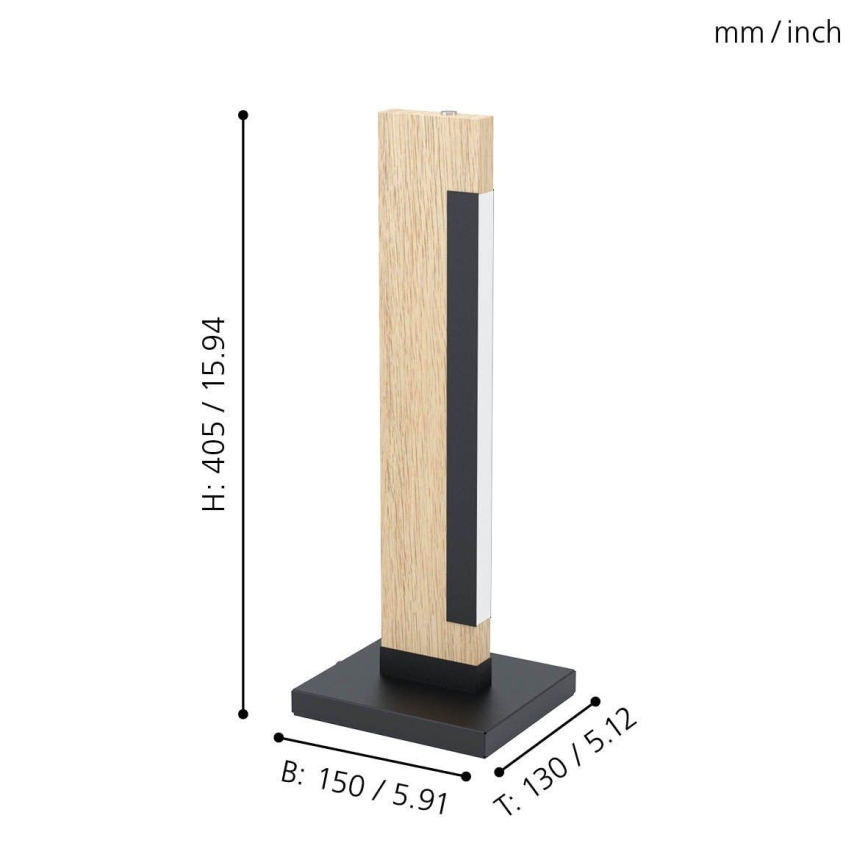 Eglo - LED Zatemnitvena namizna svetilka LED/6,5W/230V