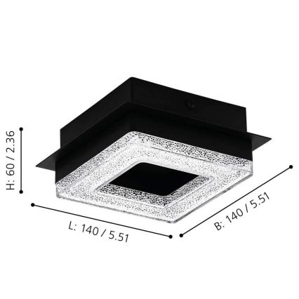 Eglo - LED Stropna svetilka 4xLED/4W/230V