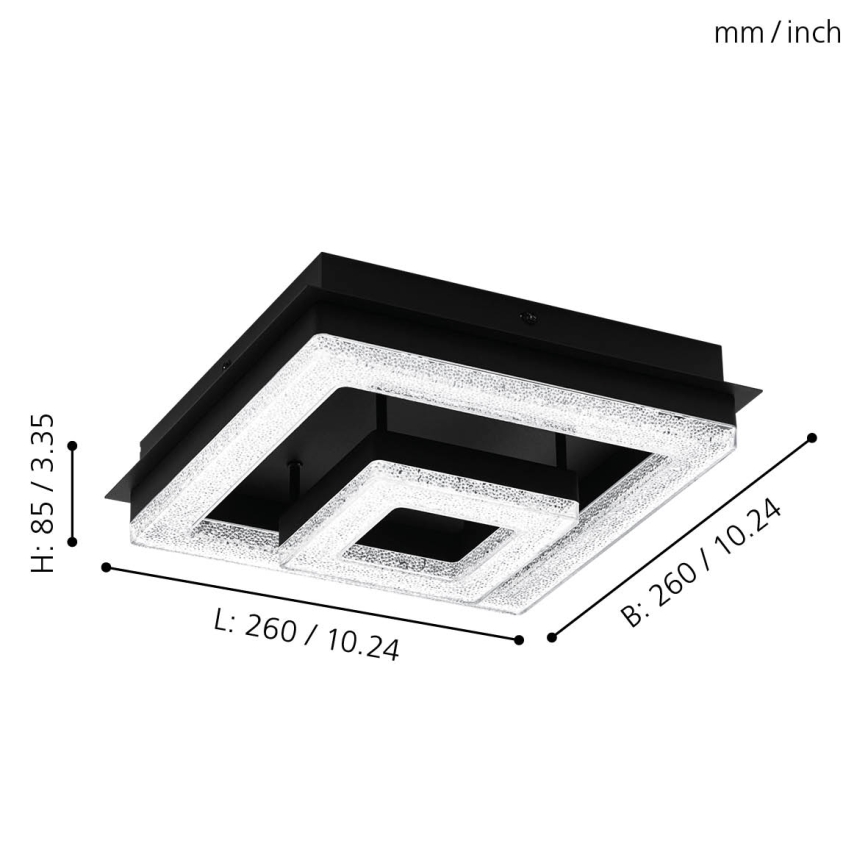 Eglo - LED Stropna svetilka LED/12W/230V