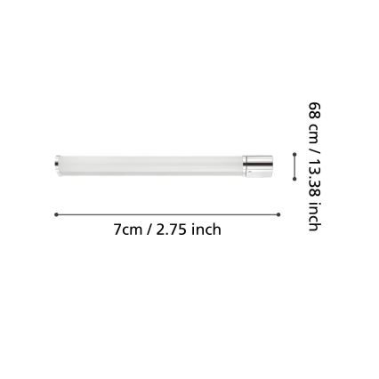 Eglo - LED Kopalniška luč za osvetlitev ogledala LED/15W/230V IP44