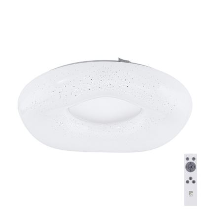 Eglo - LED Zatemnitvena stropna svetilka LED/18W/230V + Daljinski upravljalnik