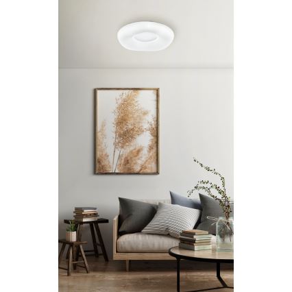 Eglo - LED Zatemnitvena stropna svetilka LED/18W/230V + Daljinski upravljalnik