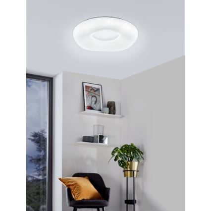 Eglo - LED Zatemnitvena stropna svetilka LED/18W/230V + Daljinski upravljalnik