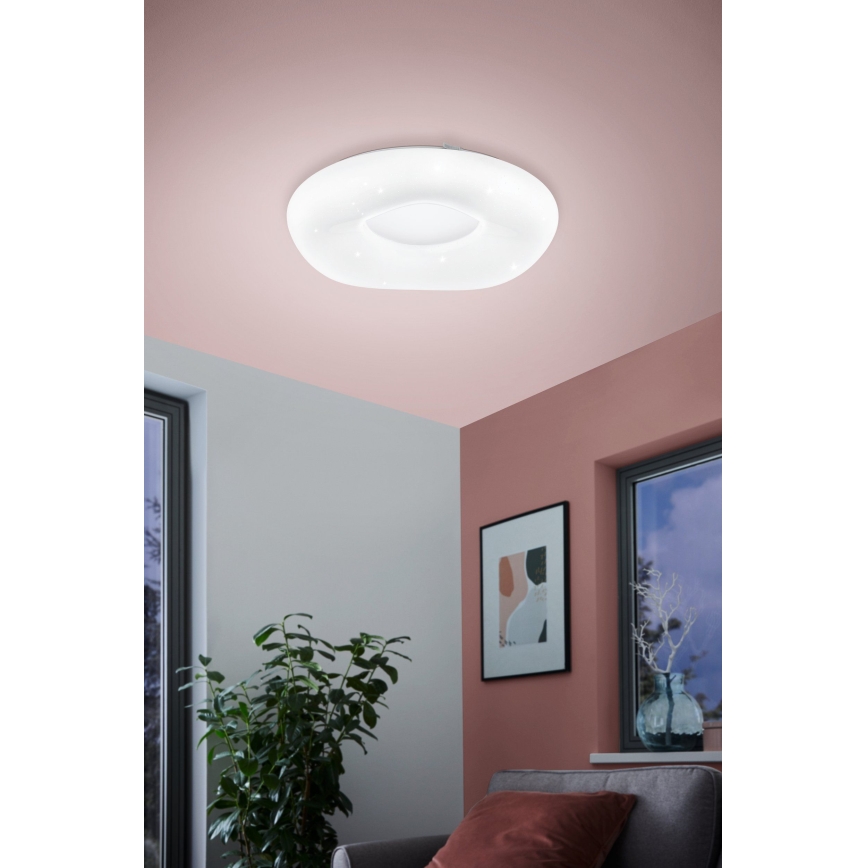 Eglo - LED Zatemnitvena stropna svetilka LED/18W/230V + Daljinski upravljalnik