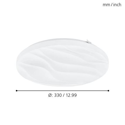 Eglo - LED Stropna svetilka LED/14,6W/230V