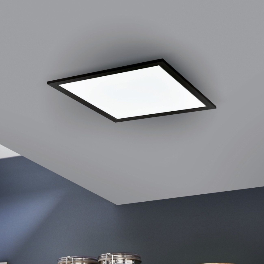 Eglo - LED RGB Zatemnitvena stropna svetilka SALOBRENA-C LED/16W/230V + Daljinski upravljalnik