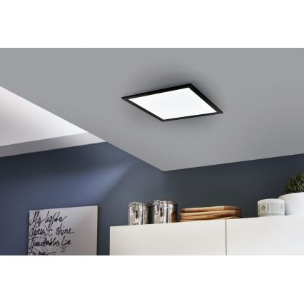 Eglo - LED RGB stropna svetilka SALOBRENA-C z možnostjo zatemnitve LED/16W/230V 30x30 cm + daljinski upravljalnik