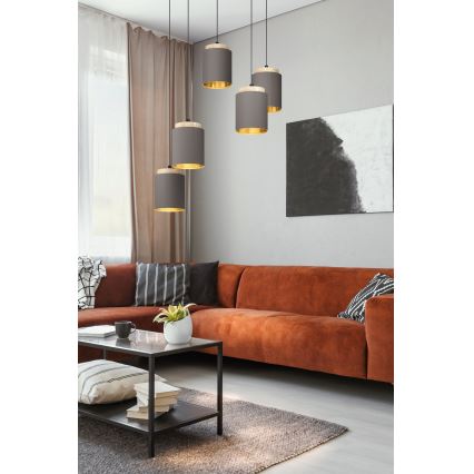 Eglo - Lestenec na vrvici 5xE27/40W/230V spider