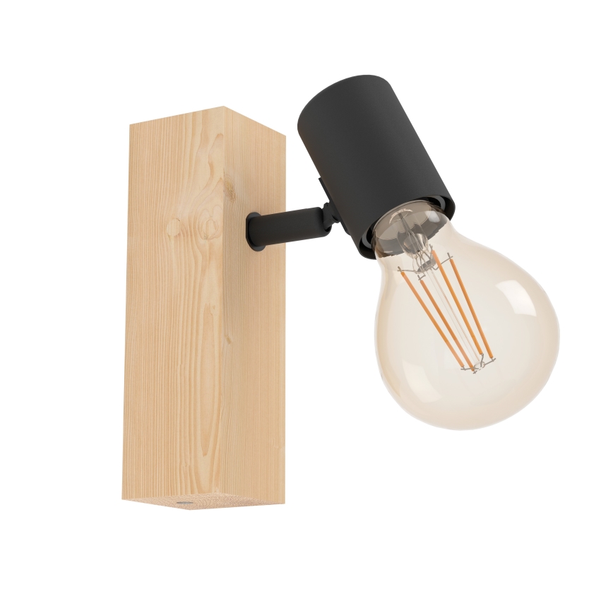 Eglo - Stenski reflektor TOWNSHEND 1xE27/10W/230V - FSC certifikat