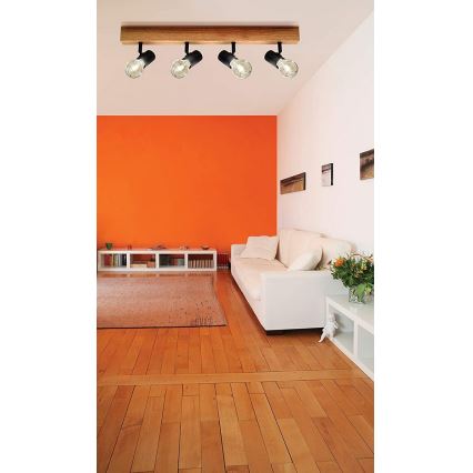 Eglo - Reflektor TOWNSHEND 4xE27/60W/230V