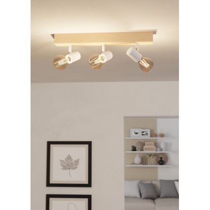 Eglo - Reflektor TOWNSHEND 3xE27/60W/230V - FSC certifikat