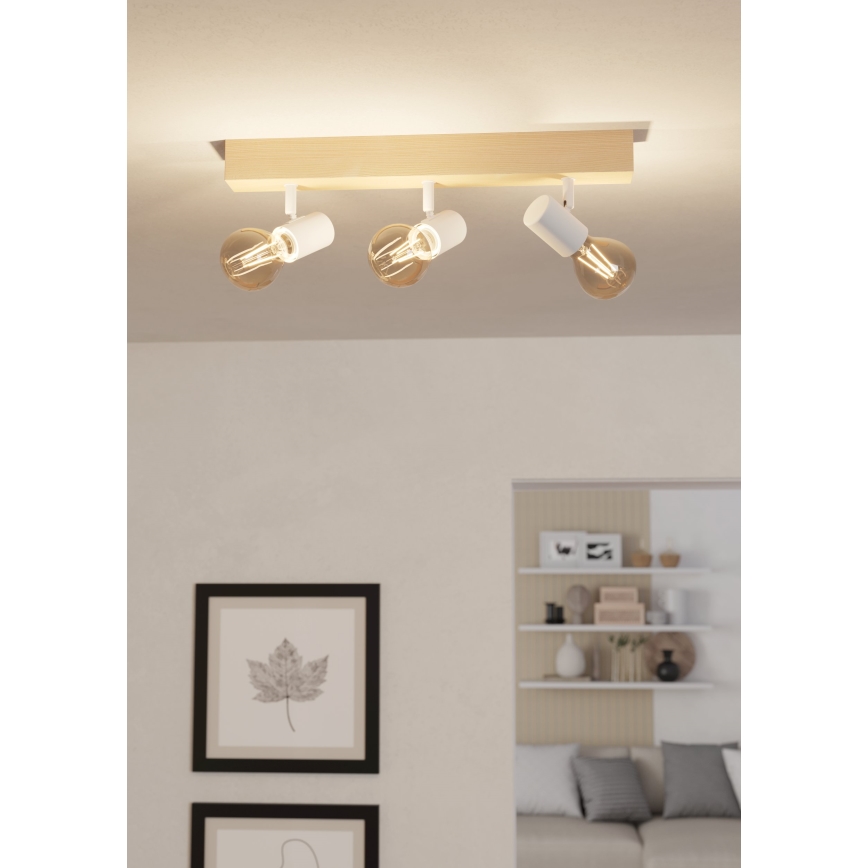 Eglo - Reflektor TOWNSHEND 3xE27/60W/230V - FSC certifikat