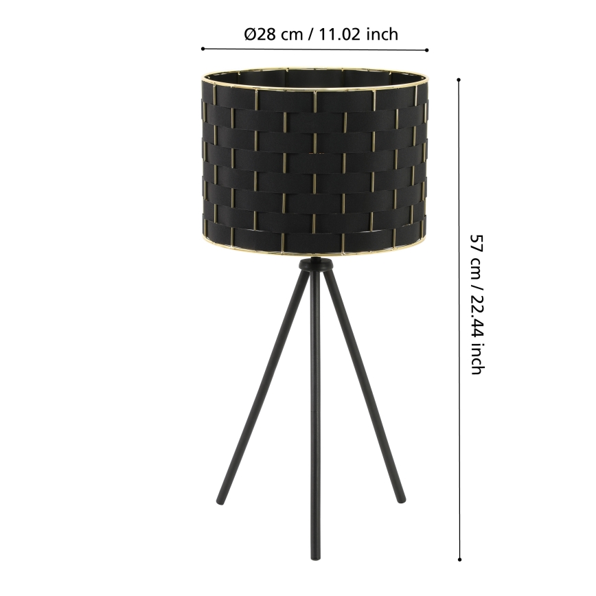 Eglo - Namizna svetilka 1xE27/40W/230V