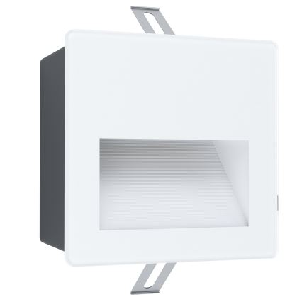 Eglo - LED Zunanja vgradna svetilka LED/3,7W/230V IP65 bela