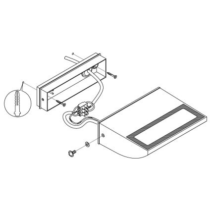 Eglo - LED Zunanja stenska svetilka LED/10,5W/230V IP44