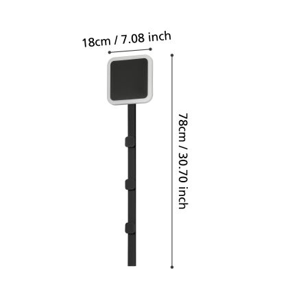 Eglo - LED Stenski obešalnik s svetilko LED/7,8W/230V