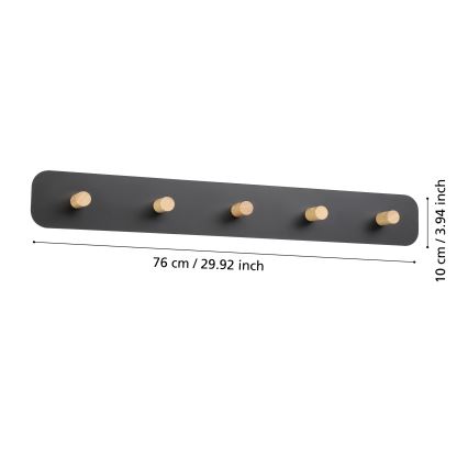 Eglo - LED Stenski obešalnik s svetilko LED/18W/230V