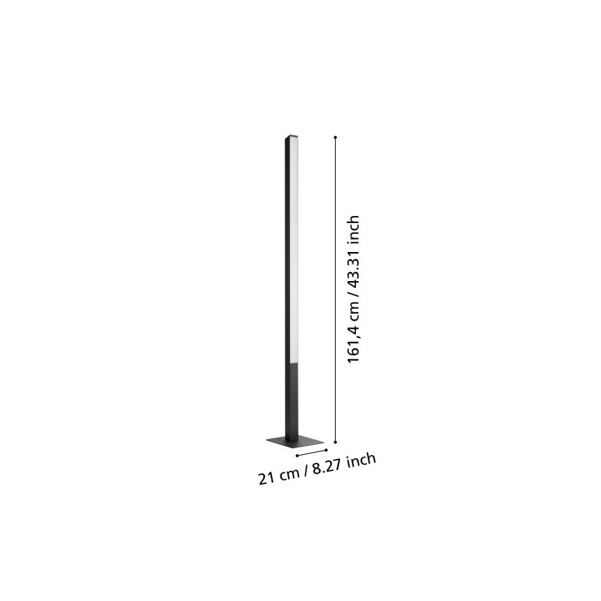 Eglo - LED RGBW Zatemnitvena talna svetilka LED/35W/230V 2700-6500K ZigBee