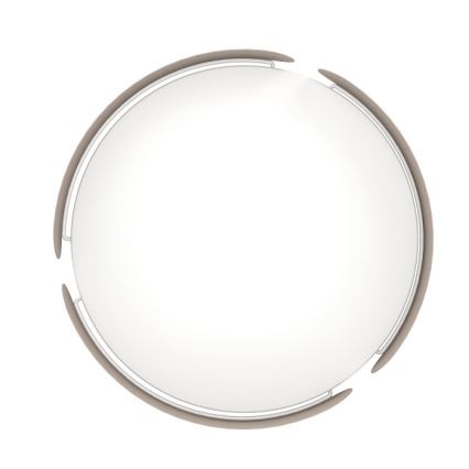 Eglo - LED stropna svetilka LED/20W/230V premer 37 cm rjava