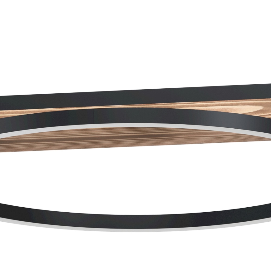 Eglo - LED zatemnljiv lestenec na kablu 2xLED/12,5W/230V+LED/15,5W 3000K rjava/črna