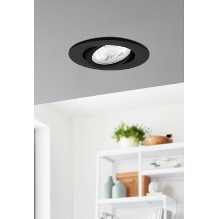 Eglo - LED RGBW Zatemnitvena vgradna svetilka LED/5W/230V 2700-6500K ZigBee