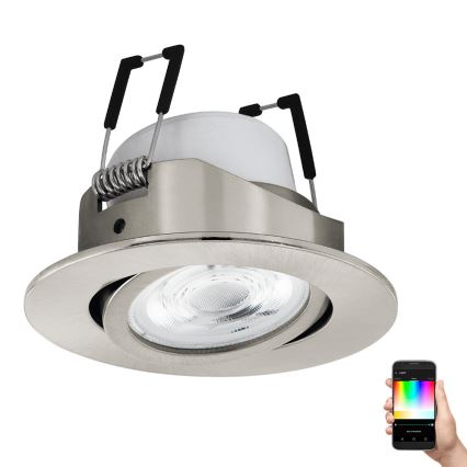 Eglo - LED RGBW Zatemnitvena vgradna svetilka LED/5W/230V ZigBee