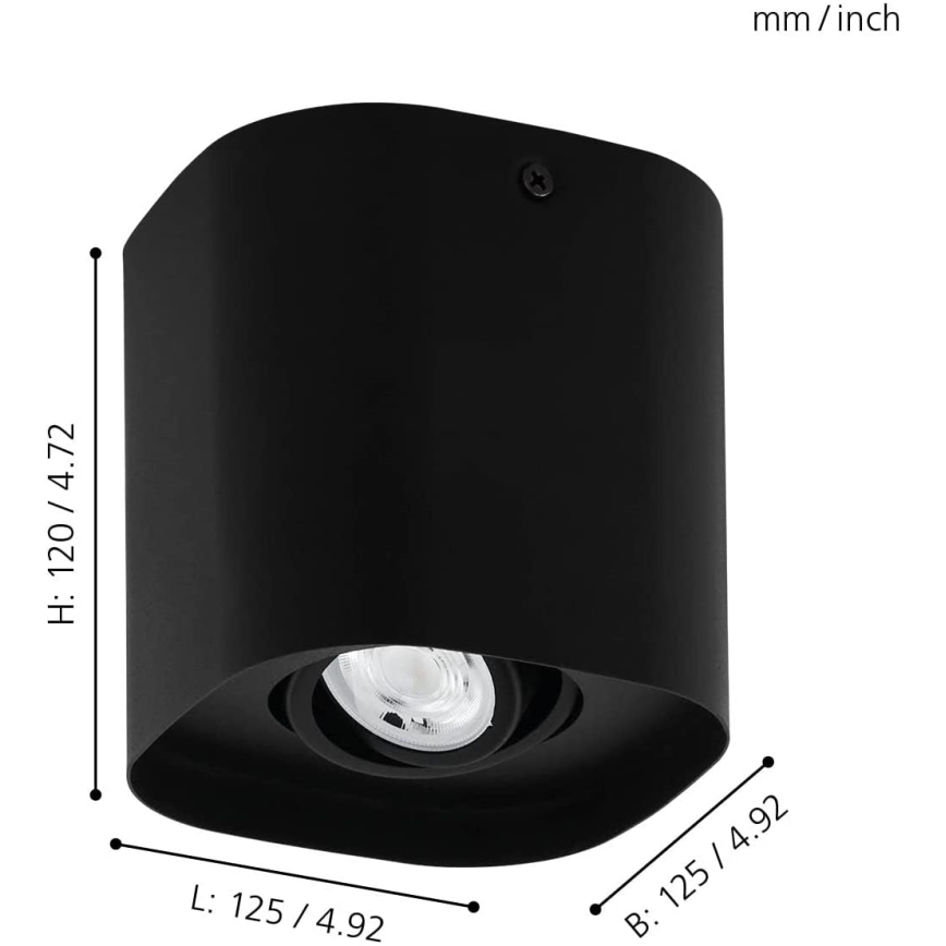Eglo - LED RGBW Zatemnitveni reflektor 1xGU10/5W/230V ZigBee