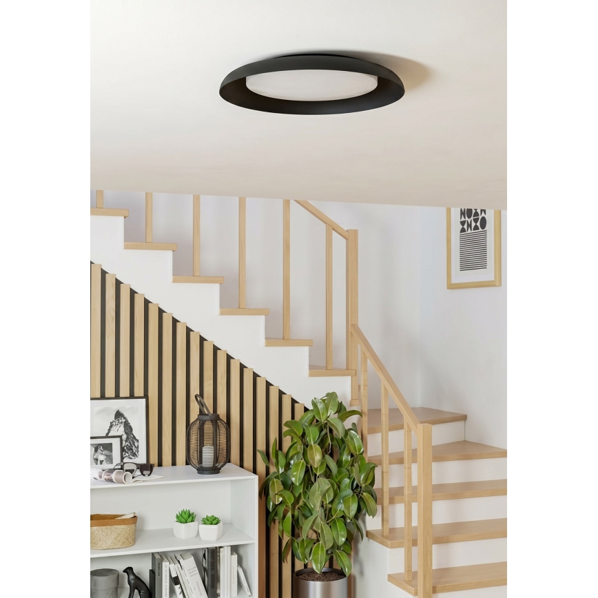 Eglo - LED Stropna svetilka LED/17,1W/230V črna