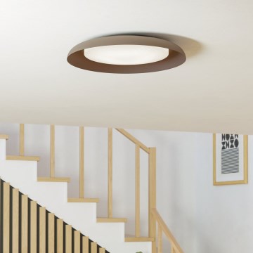Eglo 99704 - LED stropna svetilka PENJAMO LED/17,1W/230V rjava