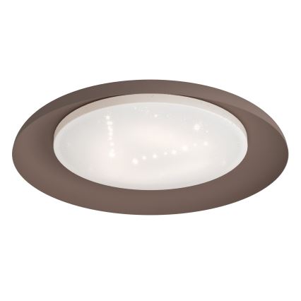 Eglo 99704 - LED stropna svetilka PENJAMO LED/17,1W/230V rjava
