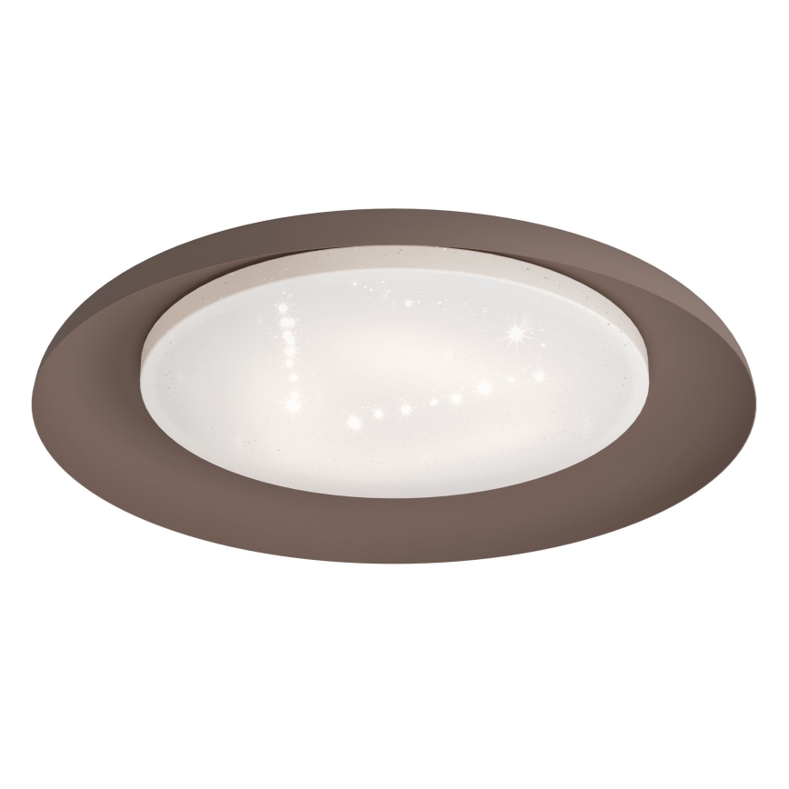 Eglo 99704 - LED stropna svetilka PENJAMO LED/17,1W/230V rjava