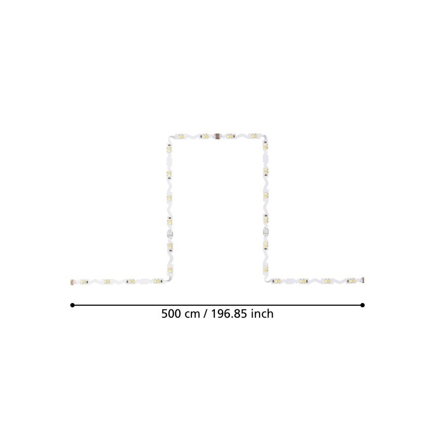 Eglo - LED Zatemnitveni trak 5m LED/23W/24/230V 2700-6500K + Daljinski upravljalnik