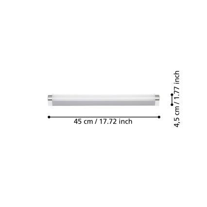 Eglo - LED Kopalniška osvetlitev ogledala LED/7,5W/230V IP44 45 cm