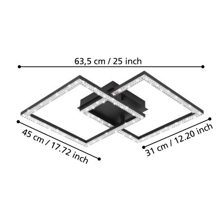 Eglo - LED Stropna svetilka LED/21W/230V