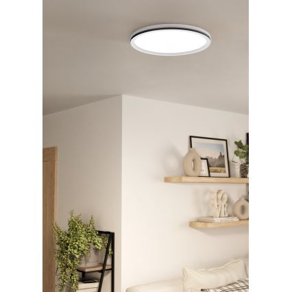 Eglo - LED RGBW Zatemnitvena stropna svetilka LED/22W/230V 3000-6500K + Daljinski upravljalnik
